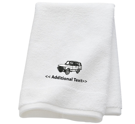 Personalised 4x4 Gift Towels Terry Cotton Towel